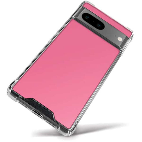 Bubble Gum Pink Google Pixel 8a Clear Case